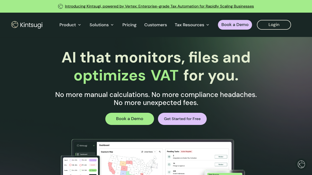 Kintsugi landing page