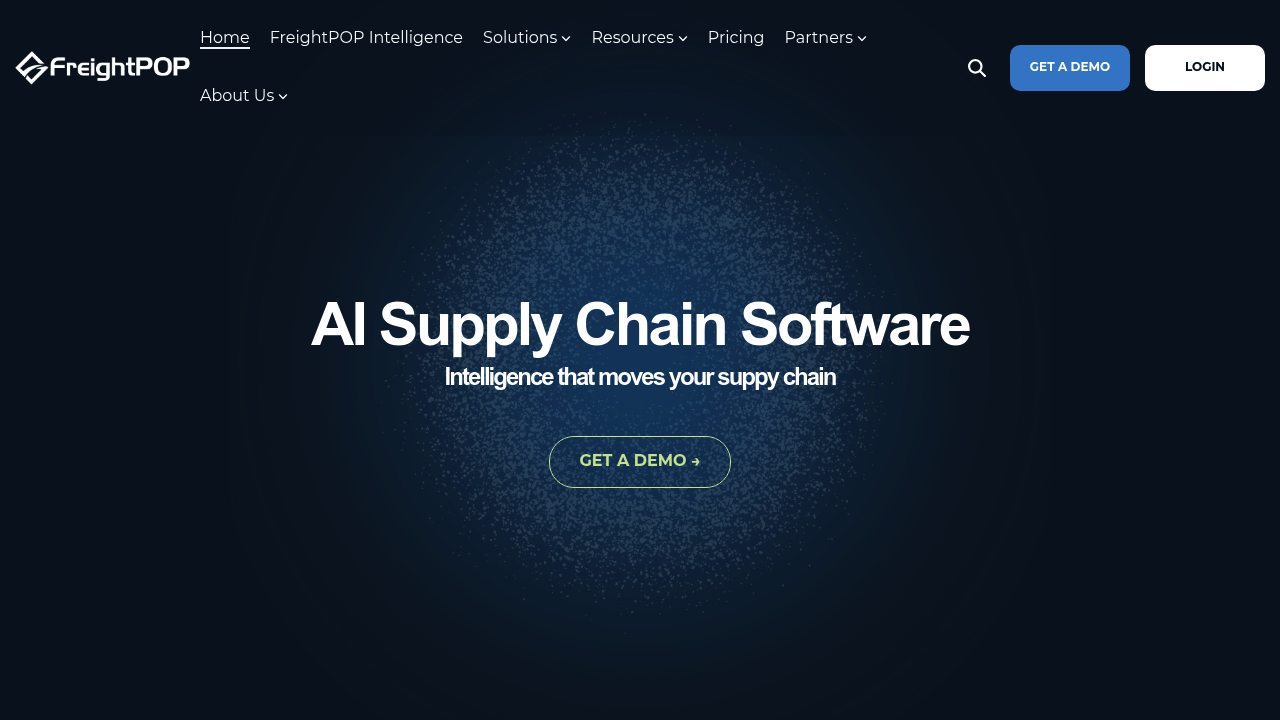 FreightPOP homepage screenshot