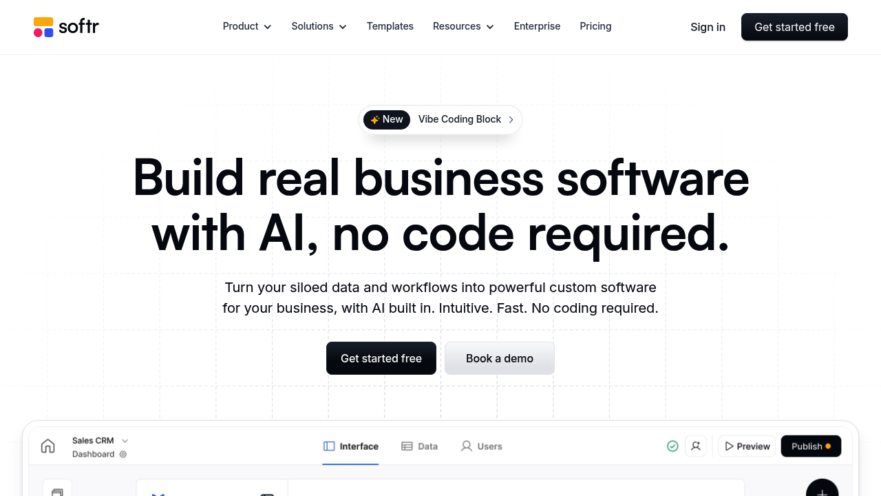 Softr portal builder
