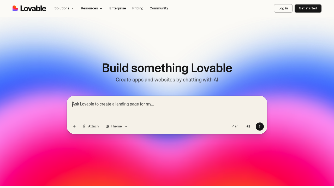 Lovable product builder