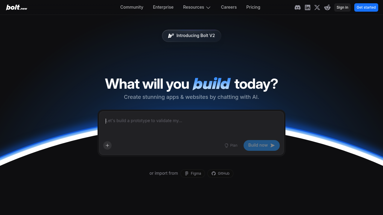 Bolt.new app generator