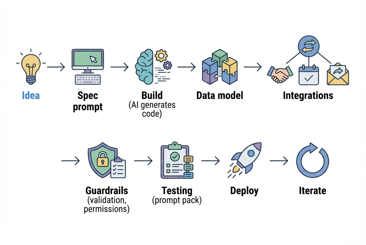 Illustration for how vibe coding chatbots work in How to Build a Vibe Coding Chatbot with AI in 2026