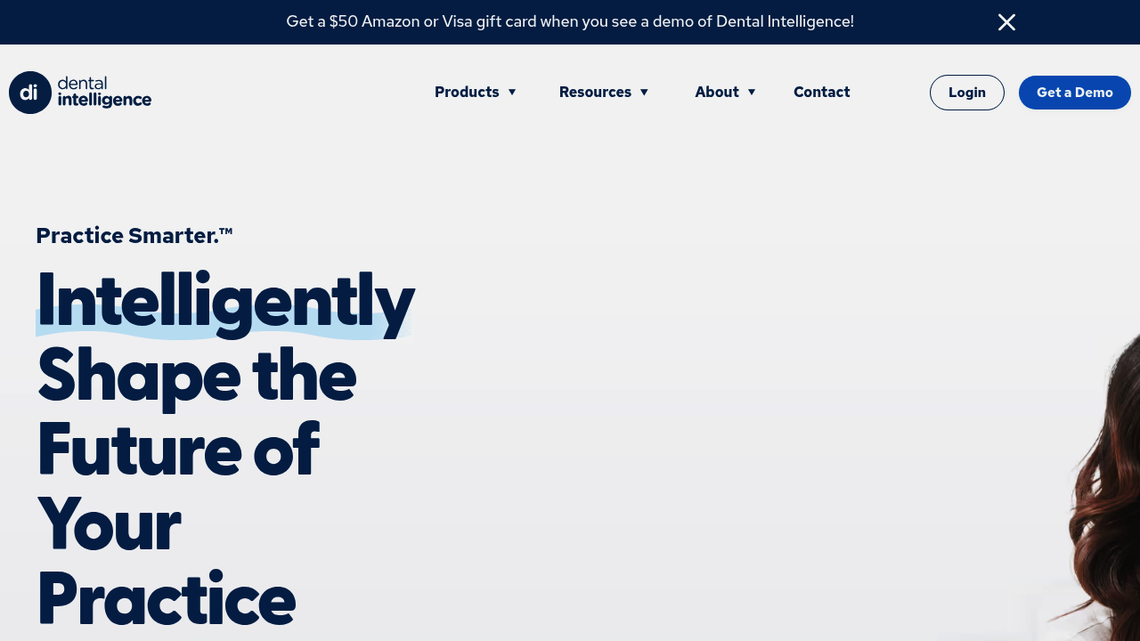 Screenshot of Dental Intelligence Engagement page