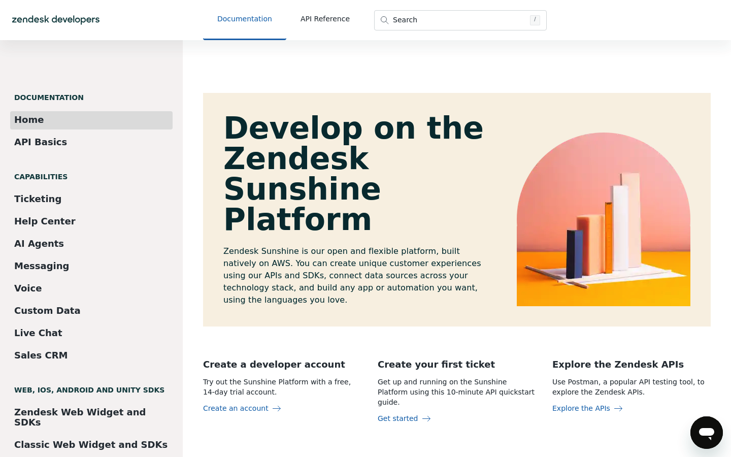 Zendesk AI Agents product page for customer service automation