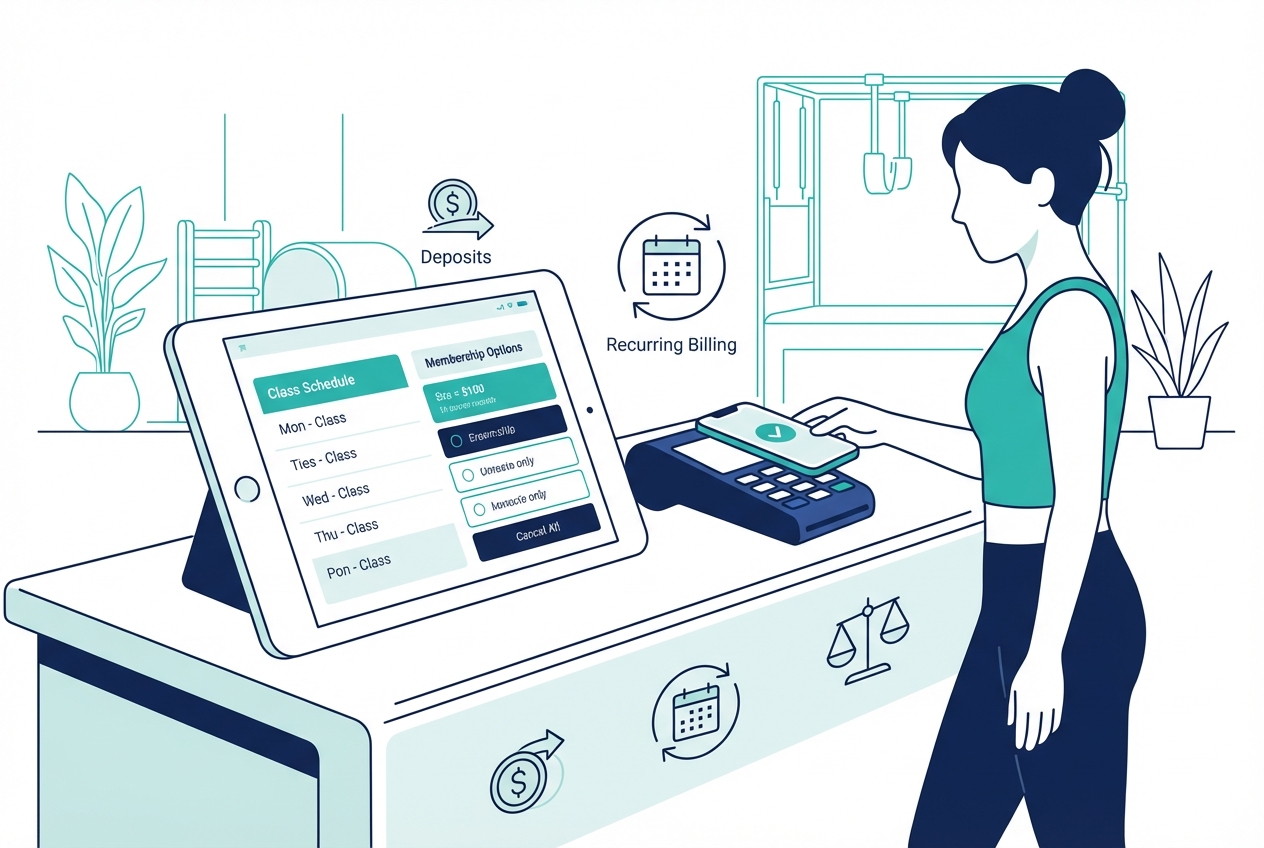 Pilates Studio Payment Processing Software: Payments, Packs, Subscriptions, Deposits